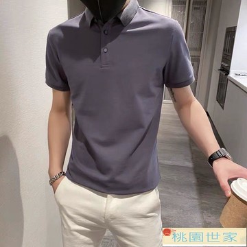 【免運+最低價】 免運 POLO衫男 短袖上衣男 2022新款polo衫男短袖t恤夏季網紅潮牌ins潮流韓版修身翻領體恤衫