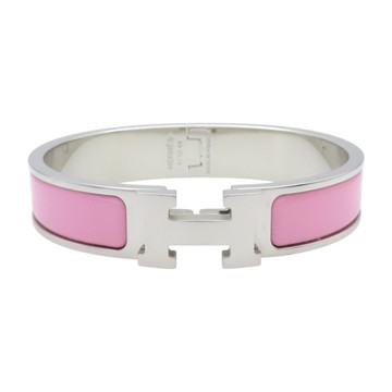 HERMES 愛馬仕 黑色琺瑯 金色鍍金 Clic H 手環 【二手名牌BRAND OFF】