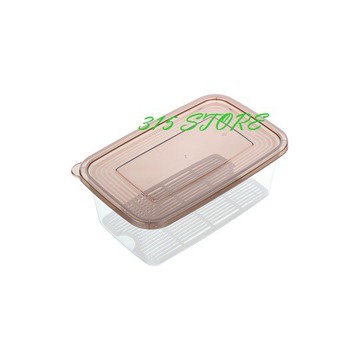 KEYWAY聯府   清水長型瀝水盒  長方形保鮮盒 便當盒 水果盒 密封盒 野餐盒 保鮮盒    WR2700【139百貨】