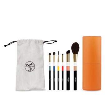 HERMES 愛馬仕 Les Voyageurs 限量版攜帶式化妝刷