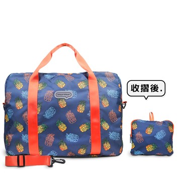 murmur 輕簡旅袋（斜背帶可拆卸）│鳳梨（藍）