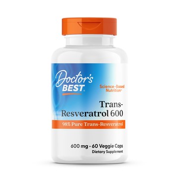 Doctor's Best Trans-Resveratrol 600 600 mg - 60 Veggie Caps