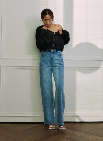 正反兩穿長袖罩衫上衣