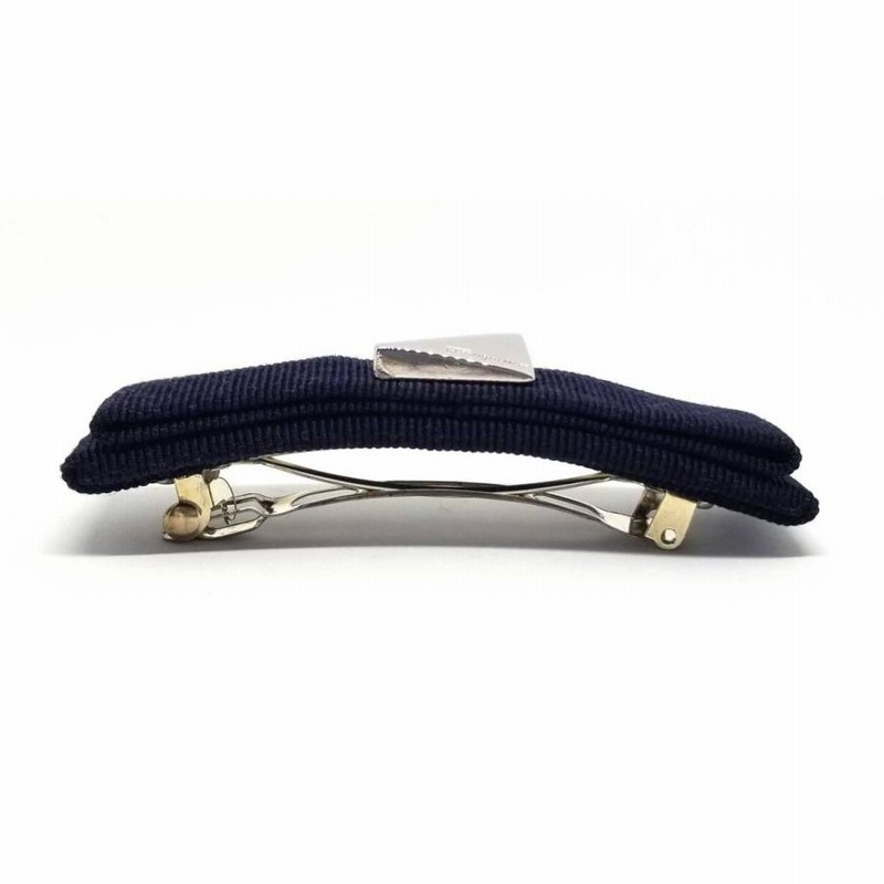 フェラガモ　バレッタ　シルバー金具 フェラガモバレッタシルバー金具