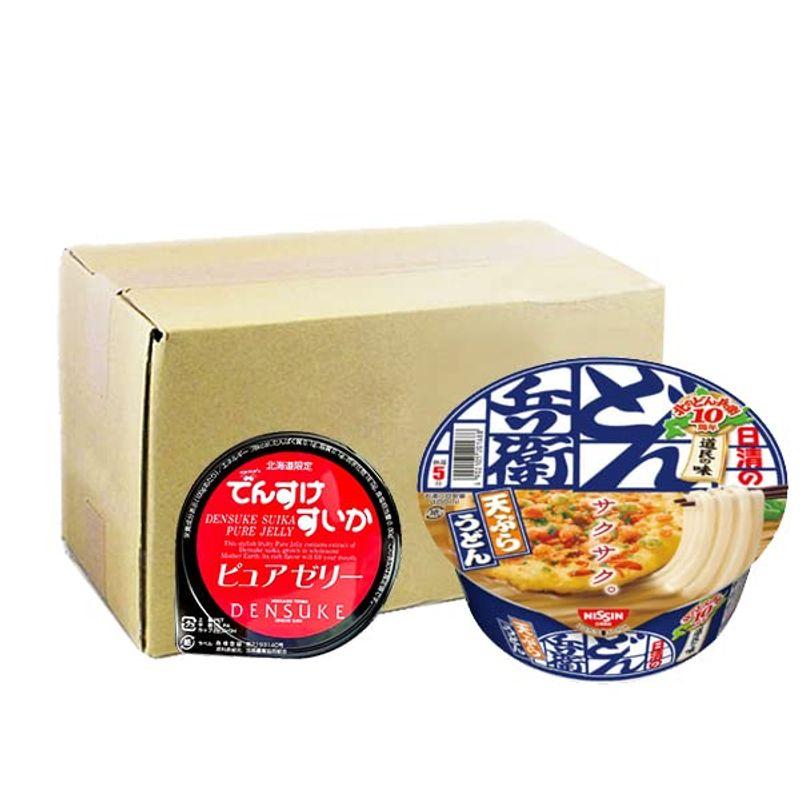 カップ麺 うどん 日清 北の どん兵衛 天ぷらうどん 1箱 12個入 どん兵衛 地域限定 北海道限定 カップ麺 箱買い ゼリーつき