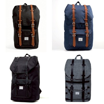 Herschel Supply Little America 大型 皮革帶 筆電夾層 大容量 登山包 背包 後背包 現貨