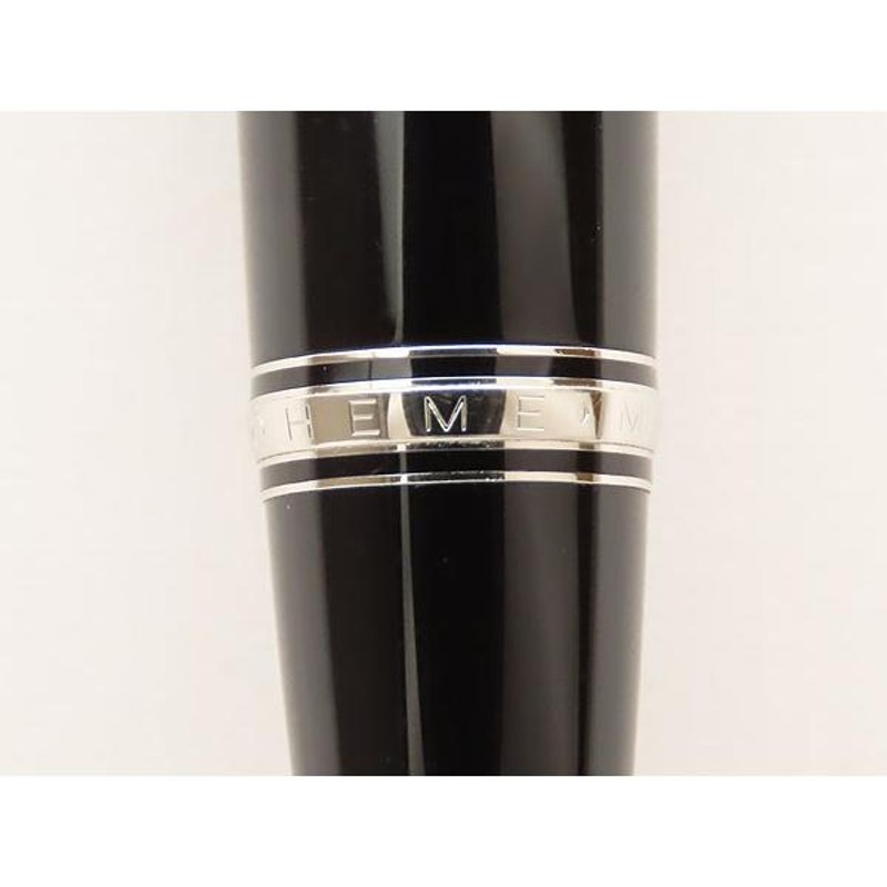 超美品 モンブラン ボエム ブルー ツイスト式 ボールペン ブラック  