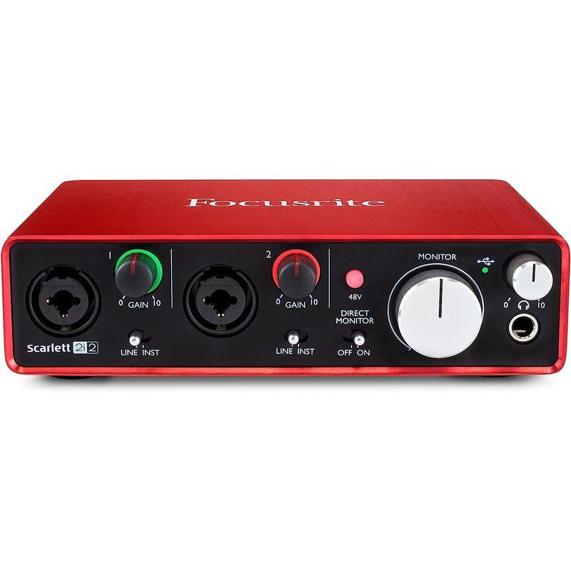 Focusrite フォーカスライト オーディオインターフェイス 2イン 2アウト 24bit 192kHz Scarlett 2i2 (2