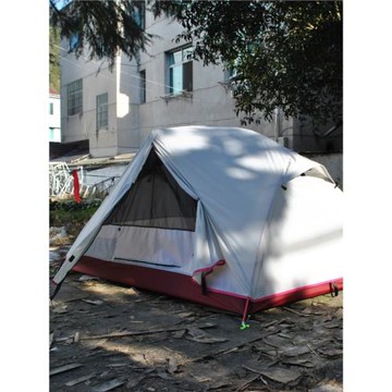 20D涂硅超輕胡巴2人野營帳篷,鋁桿四季背包帳篷 精致露營登山帳篷