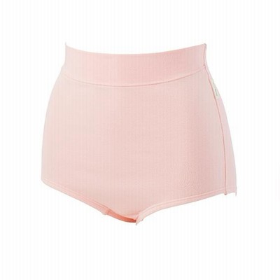 犬印　帝王切開後の傷口にやさしい マタニティショーツ（ダブルガーゼ仕様）【SH2617】ピンク 入院準備　犬印本舗　