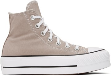 Converse 灰褐色 Chuck Taylor All Star Lift Platform 高帮运动鞋
