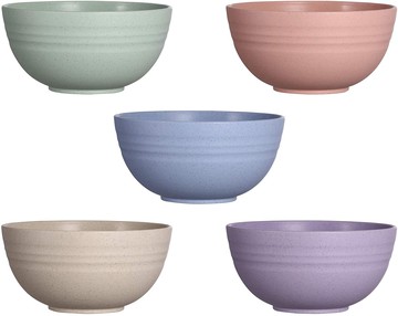 【日本代購】NUOLUX 碗 耐熱 沙拉碗 餐具 家庭 業務用 餐具 12釐米 5個裝