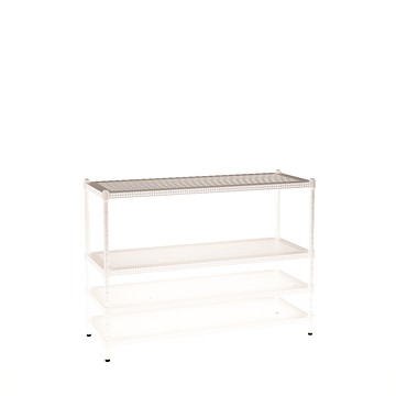 [客尊屋]粗管/沖孔/45x120x90hcm 白騎士沖孔 四層架白騎士