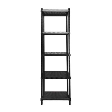 dayneeds 日需百備 極致美學 烤漆層架  45 x 45 x 150cm  黑色  5層