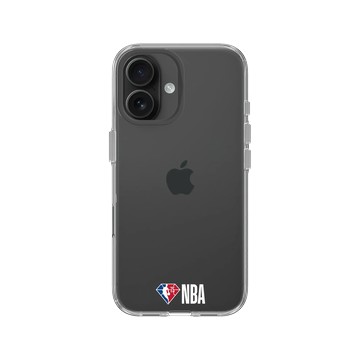iPhone 16 Clear Case（相機按鈕） 透明 - NBA - Logo-NBA 75週年 NBA 75th Anniversary Logoman