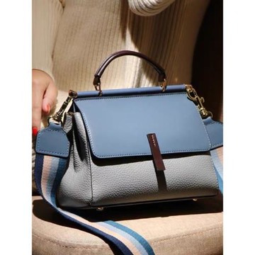 時尚包包女2025新款潮款歐洲站女士斜挎包軟皮百搭真皮女方包