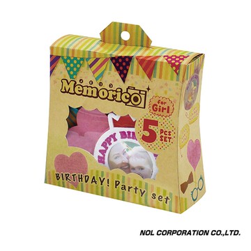 【台灣官方直營】日本NOL-生日派對道具5件組(女孩)-快速出貨