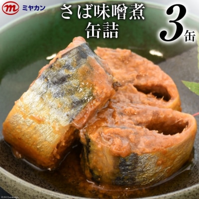 缶詰 ミヤカンのさば味噌煮 175g×3缶 サバ缶 サバ   気仙沼市物産振興協会