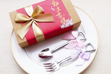 -動土吉祥-鏟子造型不鏽鋼叉子湯匙組-開幕活動 會場布置 典禮