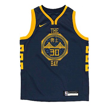NIKE 青少年球衣 城市版 勇士隊 Stephen Curry