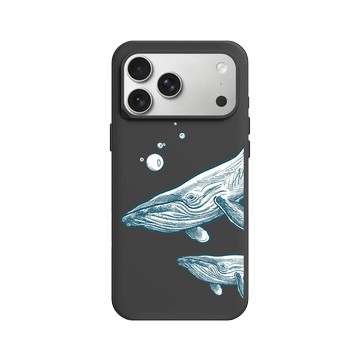 iPhone 17 Pro Max SolidX 黑 - MYMY REVERZ TATTOO - 鯨魚母子