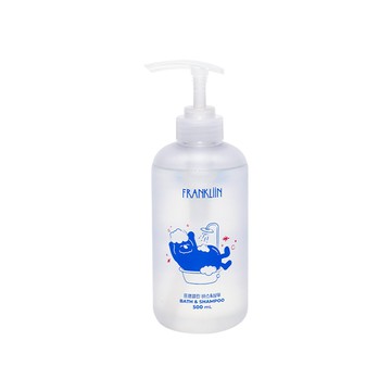 poled 韓國 FRANKLiiN 寶寶無添加2in1沐浴洗髮露 500ml