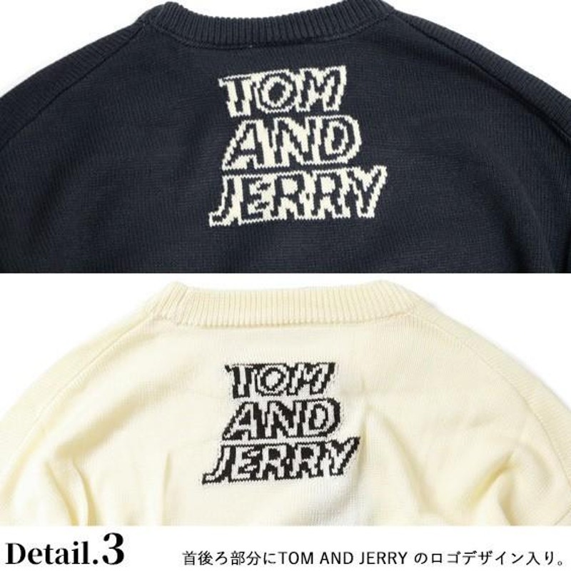 トムとジェリー ニット TOM and JERRY インパクト ニットセーター トム