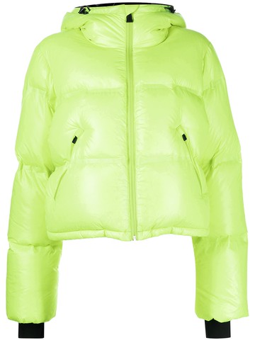 Aztech Mountain - Minnie Nuke ski-suit puffer jacket - women - Feather Down/Polyester - 38 - Green