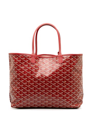 Goyard Pre-Owned - 2023 Saint Louis PM tote bag - women - Calf Leather/Canvas - One Size - Red