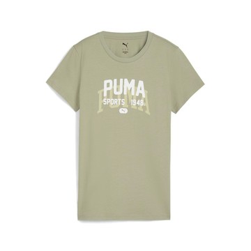 PUMA 基本系列Varsity短袖T恤 女性