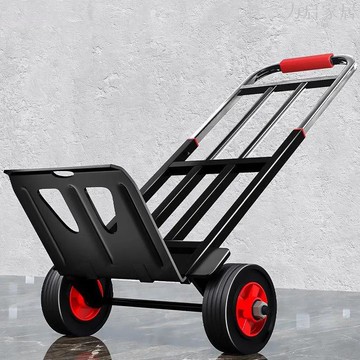 折疊行李車手拉車拉桿車小推車便攜購物車拉貨車小拉車家用萬能型