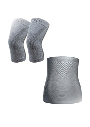 【2件】X極塑護腰+【1雙】X型長效支撐護膝