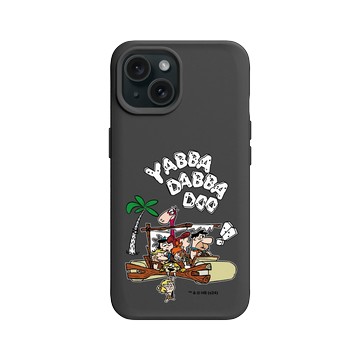 iPhone 15 SolidX 黑 - 摩登原始人 The Flintstones - 摩登原始人一家