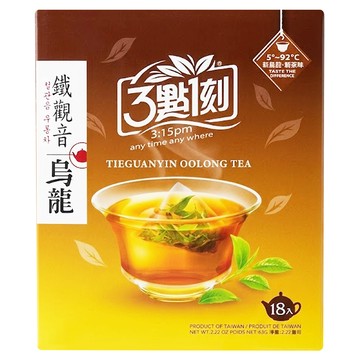 3點1刻 鐵觀音烏龍茶  3.5g  18包  1盒