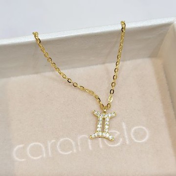 【焦糖小姐 Ms caramelo】6月雙子座項鍊 星座項鍊