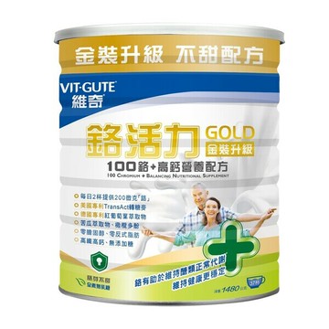 [維奇] 金裝鉻活力 無糖燕麥風味 1480g/罐