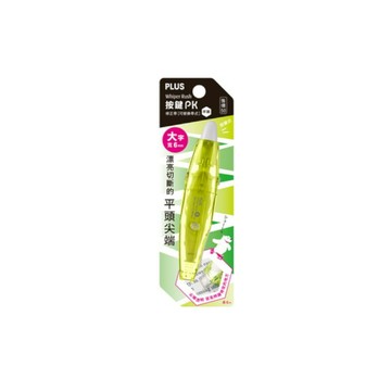 PLUS 按鍵PK修正帶(WH-064S)-平頭綠