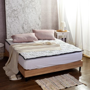 LooCa 抗敏益生菌加厚日式床墊  單人加大  白色