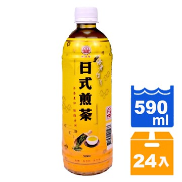 崇德發日式煎茶590ml(24入)/箱【康鄰超市】