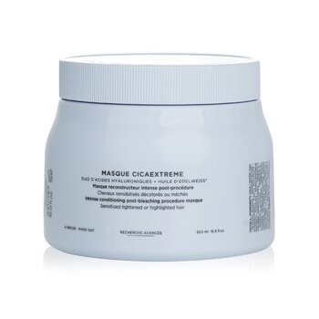 Kerastase 卡詩 Blond Absolu Masque Cicaextreme 漂髮專用髮膜 強效調理漂後髮膜（沙龍產品）948482 500ml/16.9oz-髮膜