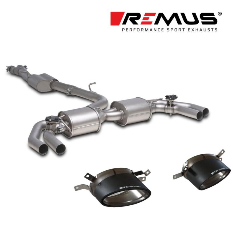 REMUSセンター+リアマフラー RS3(8Y) スポーツバック ('22-)用 175x100