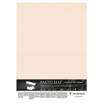 Clairefontaine 粉彩專用紙版 袋裝 5張 米棕色  50 x 70cm