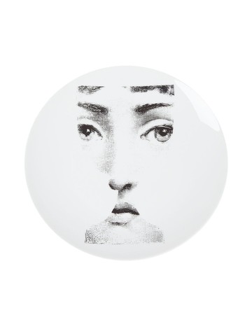 Fornasetti - Plate - unisex - Porcelain - One Size - White