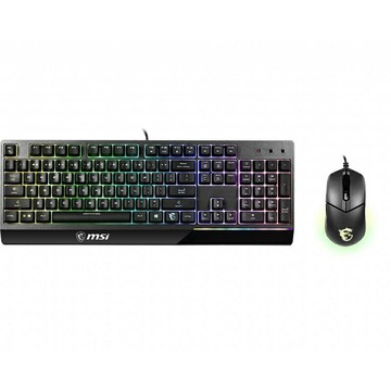 【任搭享95折】MSI微星 Vigor GK30 COMBO TC 電競/有線/黑/RGB/中文/類機械/鍵盤滑鼠/一年保