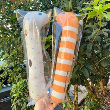 臺灣出貨 日單正版沖繩美水族館花園鰻 花園鰻抱枕 花園鰻公仔 花園鰻玩偶 鰻魚玩偶 鰻魚毛絨玩具 公仔捏捏叫 解壓玩偶