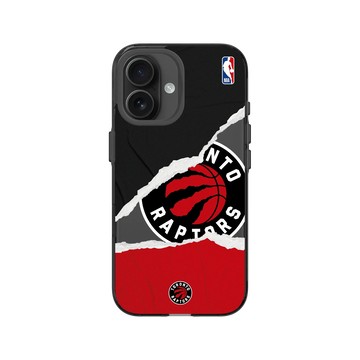 iPhone 16 Clear (相機按鈕) 酷墨灰 - NBA - 熱血系列-多倫多暴龍 Toronto Raptors - Sweat and Tears