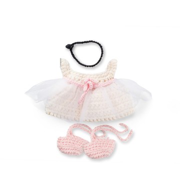 荷蘭 Just Dutch | Miffy 米飛兔 手工編織 衣服 白色芭蕾舞裝