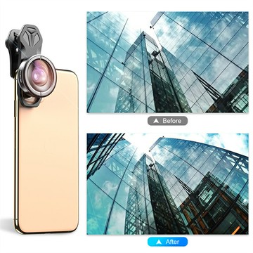 殼比手機廣角鏡頭網紅專業170度超廣角鏡頭魚眼195度抖音VR鏡頭高清110度無畸變廣角瘦臉高清外置攝像頭自拍