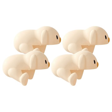vanibaby 矽膠小狗自黏防撞角 4入  3.8 x 4.2cm  白色  1組