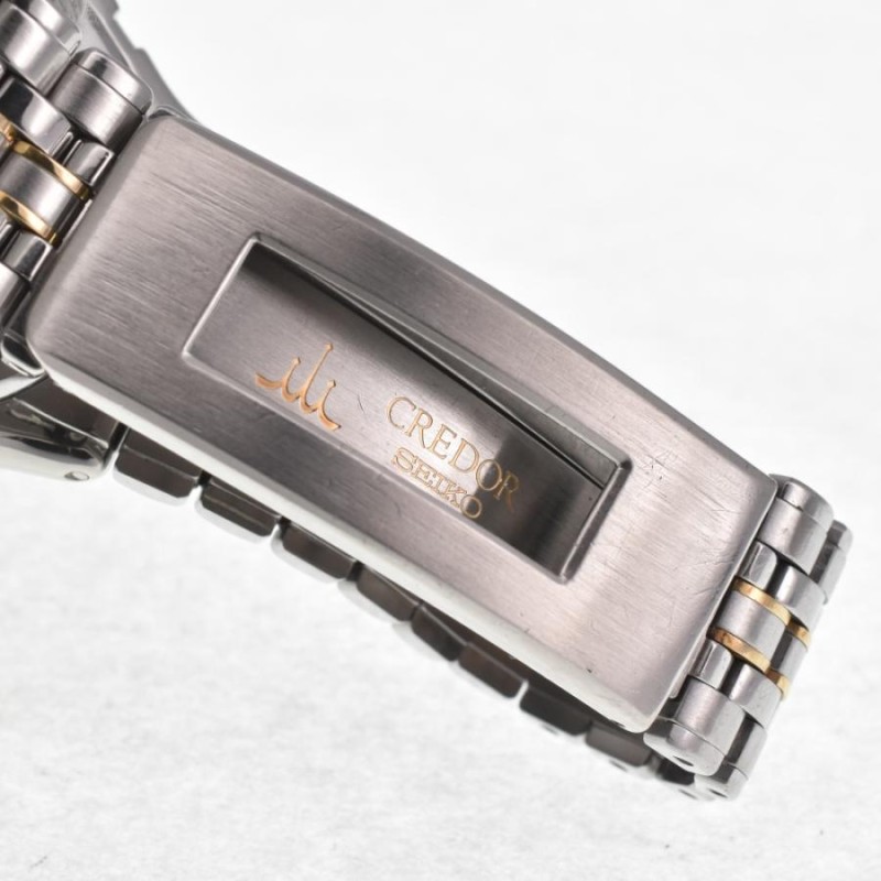 △ セイコー SEIKO 8J81-6A20 クレドール SS/K18 クォーツ メンズ P#126738 | LINEブランドカタログ